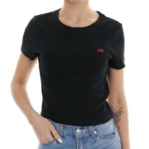 T-SHIRT SSENTIAL SPORTY NERO